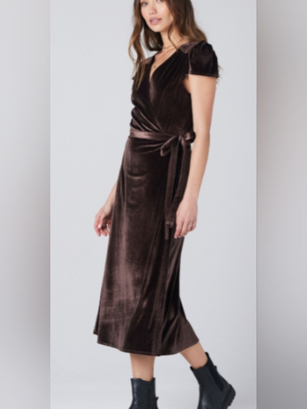 Saltwater Luxe Char Midi Wrap Dress, BNWT, Size XL